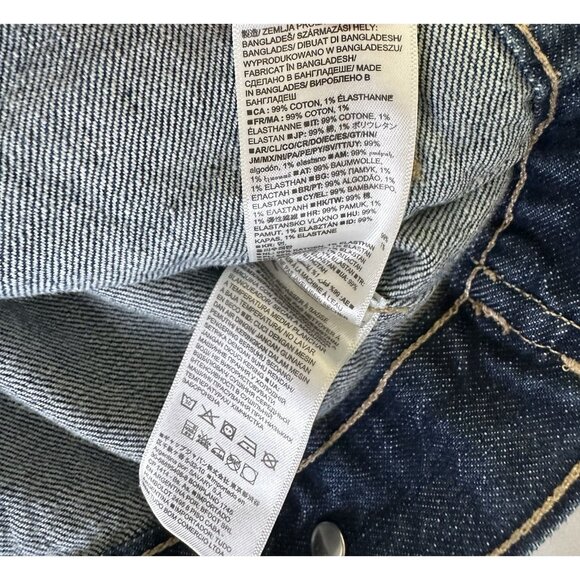 Gap Icon Denim Jacket in Saddle Blue XS EUC - Picture 9 of 9